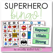 Superhero BINGO! {Differentiated BINGO Games}